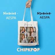 [NINGNING AESPA PACKAGE SET] I CHEAP AESTHETIC NINGNING TOTEBAG I AESPA TOTEBAG I CHEAP AESPA BAG I 