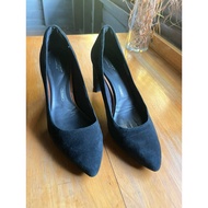 ROCKPORT Trutech Black Suede Shoes SIZE EUR 37.5 24 CM Second Hand From Japan