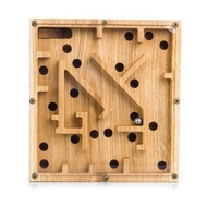 木製平衡板迷宮忙碌的兒童成人遊戲木製逃生室拼圖