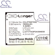 CS Battery ZTE T82 / V930 / V956 / V970 / V970T / Warp 2 II Battery ZTN970XL