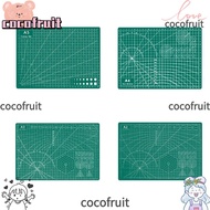 COCOFRUIT Paper Cutting Pad, PVC A1/A2/A3/A4/A5/A6 Cutting Board, Durable Manual Grid Line Self-heal