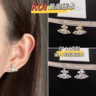 【1:1】 213329  Beautiful Queen West Vivian Rhinestone Earrings