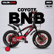 จักรยานเด็ก Coyote รุ่น BNB ขนาด 16นิ้ว และ 18นิ้ว เฟรมเหล็ก ล้อโต (มีจัดส่งพร้อมขี่เป็นคัน 100%+รับประกัน)