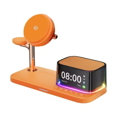 25W TEC ICE Cooling Magnetic Wireless Charger Bluetooth Speaker Fast Charging For iPhone 12-17 Pro M