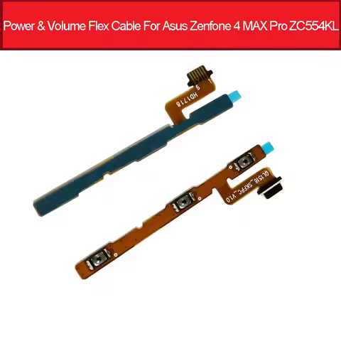 Power & Volume Button Flex Cable For ASUS Zenfone 4 MAX Pro ZC554KL Power Volume ON OFF Switch Side 