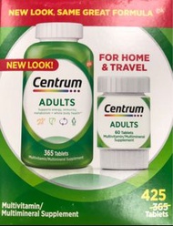 Centrum善存成人配方綜合維他命及礦物質425粒（到日期：31-07-2023）