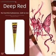 LUVSCENARIOWMWQ Henna Paste Cone, Temporary Black Brown Henna Tattoo Cream, Henna Tattoo Cream Easy-