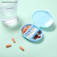 [fashionstore1] 3 Grids Mini Pill Case Plastic Travel Medicine Box Cute Small Tablet Pill Storage Organizer Box Holder Container Dispenser Case [sg]