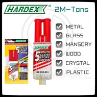 EPOXY COMPOUND 5 MIN clear HARDEX / GUM 2 TON