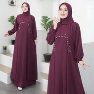 Eid ceruty Dress 2026/ Ceruty Dress free hijab/ Eid Dress 2026