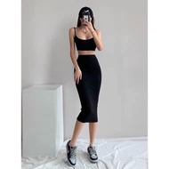 [Annastore] Women's 2-piece Set + maxi skirt updated with popular trends