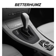 For BMW E90 E92 E93 Serie 3 2005-2012 Made of Alcantara Center Console Gear Shifter Panel Trim Stick