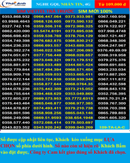 Sim Viettel trả trước đẹp 5G Tự Đăng Ký Chính chủ Qua My Viettel Tại Nhà.Làm esim Dễ Dàng sim có sẵn