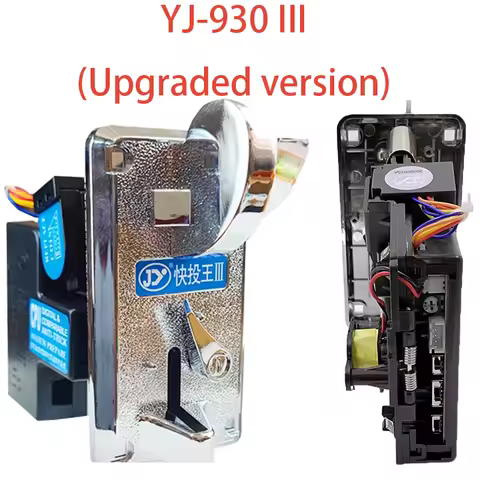 New Arrivals CPU High Speed Inserting Front Entry Single Coin Selector JY-930/MLF-930 Coin Acceptor