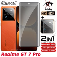 Realme GT 7 Pro 2024 Private Tempered Glass Anti-Spy Full Cover Screen Protector Anti Peek Privacy F