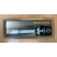 Stainless Steel Cleaver With Wood Handle (Curve)