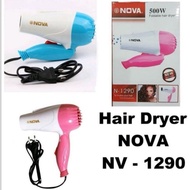 Hair dryer mini Drayer Pengering Rambut Hairdryer Hairdrayer alat Lipat nova merk merek