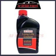 TOYOTA Long Life Coolant 1Litre Long Life Antifreeza Tangki Coolant Kereta Radiator Coolant Kereta 1