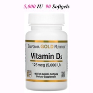 พร้อมส่ง💓California Gold Nutrition Vitamin D3 2000IU 5000IU 90360 Softgels วิตามินดี vitamin d