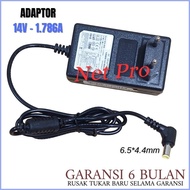 Samsung 14V LED Monitor Adapter - 1.786A DC 6.5*4.4mm Needle -NPRO