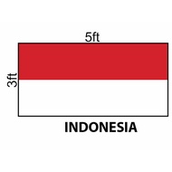 Indonesia Flag 3x5ft, Bendera Indonesia 3x5ft, Polyester