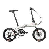 Folding Bike 16 inch element Adults And Teenagers 8 speed Disc Brakes Thick alloy Rims high quality sni new