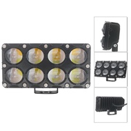 [XP]6/8/10LED Motorcycle Spot Lights Dual Color White Yellow High Power 33W