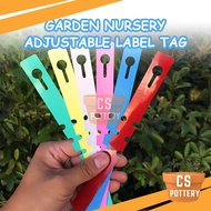 Plastic Adjustable Hanging Label Tag Garden Nursery Plant Tags Waterproof Tree Markers Penanda Pokok