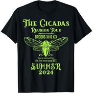 The Cicada Reunion Tour Broods Xix & Xiii Summer 2024 Insect Gift Unisex T-Shirt