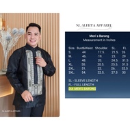 ¤ ▝ ♞,♘MODERN BARONG TAGALOG FOR MEN BLACK