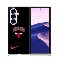 Phone Case Samsung Z Flip Fold 7 6 5 4 3 Phone Custom Chicago Bulls
