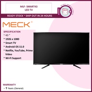 Meck LED TV 43 " + T2 + SMART ( MLF-SMART43 )