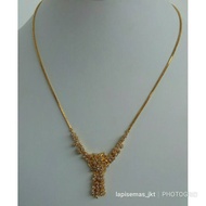 24k gold plated snail necklace