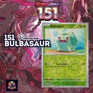 Pokemon TCG 151 English Reverse Holo Grass Type Bulbasaur Ivysaur Exeggutor Scyther
