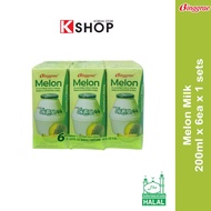 Binggrae Melon Milk (200ml x 6) - EXP date:  JAN 2026