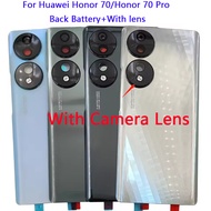 New Back Cover For Huawei Honor 70 FNE-AN00, FNE-NX9，Honor 70 Pro SDY-AN00 Battery CoverRear Door Ho