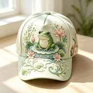 Cross-Border Hot-Selling Garden Morning Baseball Cap 3D Digital Printing Bee Baseball Cap Free Desig