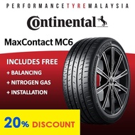 ❈Continental MaxContact 6 MC6 16 17 18 INCH Tyre Tayar Tire (INSTALLATION OR DELIVERY)