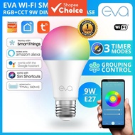 E27 RGB 9W Dimmable Smart Bulb Works