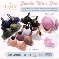 TALLY BRA BH JUMBO 3965 | CIP D | THERE IS A WIRE | THIN FOAM | Hook 3 | SIZE 38 - 44 | FINE LACE MA