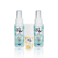 JOY POO Air Fresh Toilet Spray [2x GreenTea 60ml 1x Lemongrass 20ml] Essential Oil Block Bad Smell