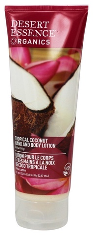Desert Essence Coconut Hand and Body Lotion 8fl oz