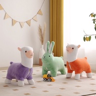 Trendy Rabbit Chair Living Room Decoration Animal Shoe Changing Stool Children's Sofa Alpaca Chair C