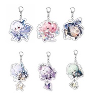 60 Styles Game Honkai Star Rail Sunday Acheron Keychain Black Swan Sparkle Robin Misha Castorice Ana