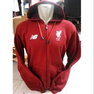 Liverpool Red Zipper Hoodie Jacket
