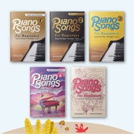 Piano Songs For Beginners Book Accompanied by Not Block, Number, Chord For Beginners
