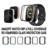 AMAZFIT Bip 5 Tempered Glass Casing Amazfit Bip5 / Amazfit Watch Bip 5 Full Protector Case Amazfit Watch Bip5 Cover