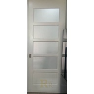 < Barn Door Sliding > RRB4G1P- Pintu Kaca Sliding | Solid Timber Door | Pintu Kayu | Malaysia Door |