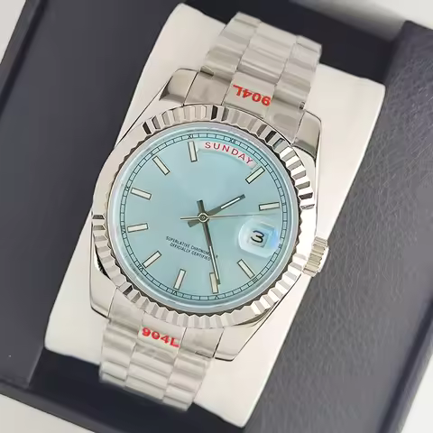 Miyota 8285 Men's Mechanical Watches Luxury Meteorite Dial Automatic Watch For Men Week MIYOTA 8285 