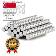 [SG FREE 🚚] 50Pcs 4x2mm Round Shape Neodymium Super Strong Magnetic Magnet